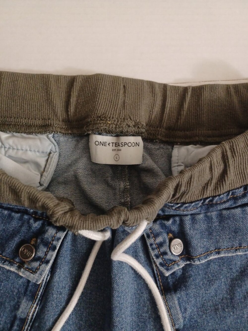 ONE TEASPOON CADET PULL ON JOGGERS SIZE LARGE - Picture 13 of 16